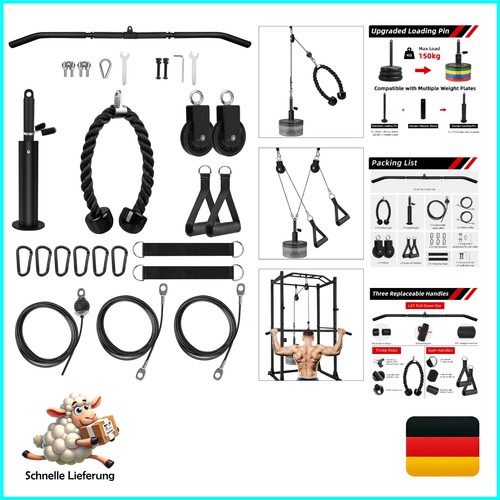 Robuster fitness kabelzug mit - kabelzug,